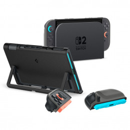 „Spigen Nano Pop“ dėklas, skirtas „Nintendo Switch 2“ – juodas