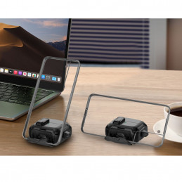 „Tech-Protect“ silikoninis dėklas su kabliuku, skirtas „Samsung Galaxy Buds 3 / 3 FE / 3 Pro“ – juodas