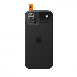 „Spigen Optik Pro GLAS.TR EZ FIT“ kameros dėklai, 2 vnt., skirti „iPhone Air“ – sidabriniai