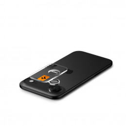 „Spigen Optik Pro GLAS.TR EZ FIT“ kameros dėklai, 2 vnt., skirti „iPhone Air“ – sidabriniai