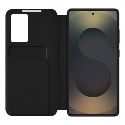 „Tech-Protect“ išmanusis piniginės dėklas, skirtas „Samsung Galaxy A26 5G / A17 4G / 5G“ – matinės juodos spalvos