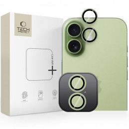 „Tech-Protect Camring Fit+“ kameros dėklas, skirtas „iPhone 17“ – žalias