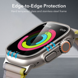 ESR Armorite 2 grūdinto stiklo pakuotė, skirta Apple Watch Ultra 49mm (titano spalvos)