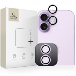 „Tech-Protect Camring Fit+“ kameros dėklas, skirtas „iPhone 17“ – violetinis