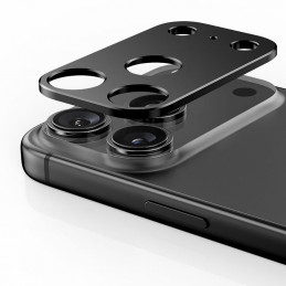 „Tech-Protect Camalloy Fit+“ kameros dėklas, skirtas „iPhone 17 Pro“ – sidabrinis