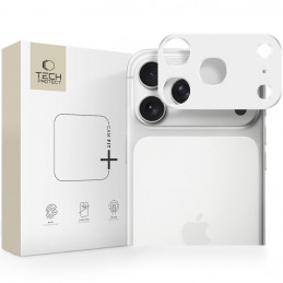 „Tech-Protect Camalloy Fit+“ kameros dėklas, skirtas „iPhone 17 Pro Max“ – sidabrinis