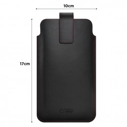 „Tech-Protect SM65“ dėklas 6,0–6,9 colių išmaniesiems telefonams – juodas ir raudonas