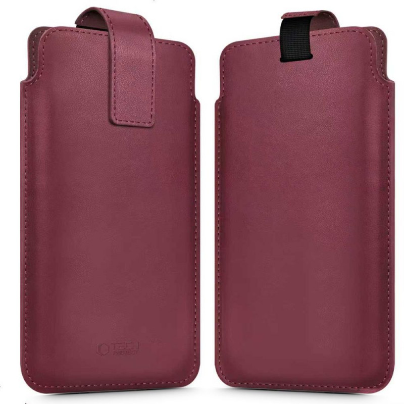 „Tech-Protect SM65“ dėklas 6,0–6,9 colių išmaniesiems telefonams – bordo spalvos