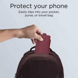 „Tech-Protect SM65“ dėklas 6,0–6,9 colių išmaniesiems telefonams – bordo spalvos
