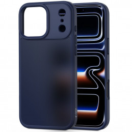 „Tech-Protect MagMat“ dėklas, skirtas „iPhone 17 Pro“ – matinės tamsiai mėlynos spalvos