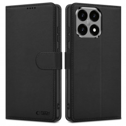 „Xiaomi 15T Tech-Protect“ piniginės dėklas – juodas
