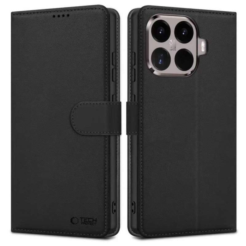 „Xiaomi 15T Pro Tech-Protect“ piniginės dėklas – juodas