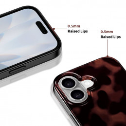 „Tech-Protect Lamano MagSafe“ dėklas, skirtas „iPhone 17“ – juodas ir raudonas
