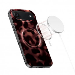 „Tech-Protect Lamano MagSafe“ dėklas, skirtas „iPhone Air“ – juodas ir raudonas