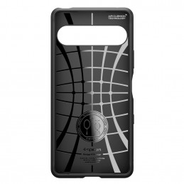 „Spigen Rugged Armor“ dėklas, skirtas „Sony Xperia 10 VII“ – matinės juodos spalvos