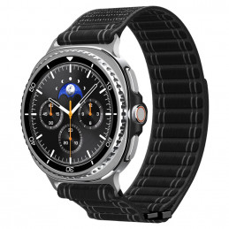 „Spigen WBF0“ dirželis, skirtas „Samsung Galaxy Watch 40/ 44/ 46 mm“ – juodas
