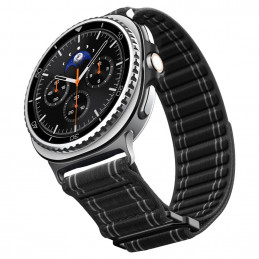 „Spigen WBF0“ dirželis, skirtas „Samsung Galaxy Watch 40/ 44/ 46 mm“ – juodas