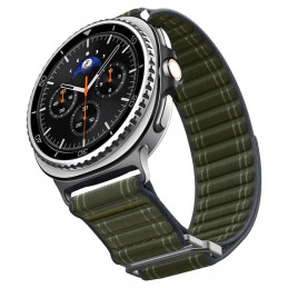 „Spigen WBF0“ dirželis, skirtas „Samsung Galaxy Watch 40/ 44/ 46 mm“ – žalias