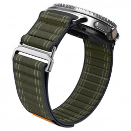 „Spigen WBF0“ dirželis, skirtas „Samsung Galaxy Watch 40/ 44/ 46 mm“ – žalias