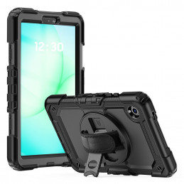 „Tech-Protect“ tvirtas dėklas, skirtas „Samsung Galaxy Tab A9 / A11 8.7 X110 / X115 / X133 / X135“ – juodas