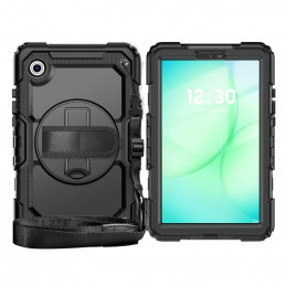 „Tech-Protect“ tvirtas dėklas, skirtas „Samsung Galaxy Tab A9 / A11 8.7 X110 / X115 / X133 / X135“ – juodas