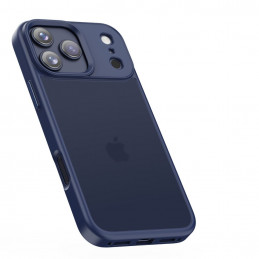 „Tech-Protect MagMat“ dėklas, skirtas „iPhone 17 Pro Max“ – matinės juodos spalvos