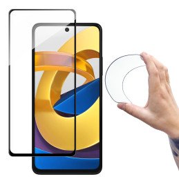 Wozinsky viso dangčio Flexi nano stiklo plėvelė grūdintas stiklas su rėmeliu Xiaomi Redmi Note 11T 5G / Redmi Note 11S 5...