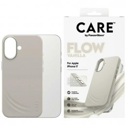 „CARE by PanzerGlass FLOW MagSafe“ dėklas, skirtas „iPhone 17“ – smėlio spalvos