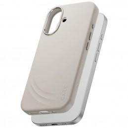 „CARE by PanzerGlass FLOW MagSafe“ dėklas, skirtas „iPhone 17“ – smėlio spalvos