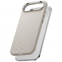 „CARE by PanzerGlass FLOW MagSafe“ dėklas, skirtas „iPhone Air“ – smėlio spalvos