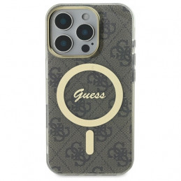 „Guess IML 4G MagSafe“ dėklas, skirtas „iPhone 16 Pro“ – rudas
