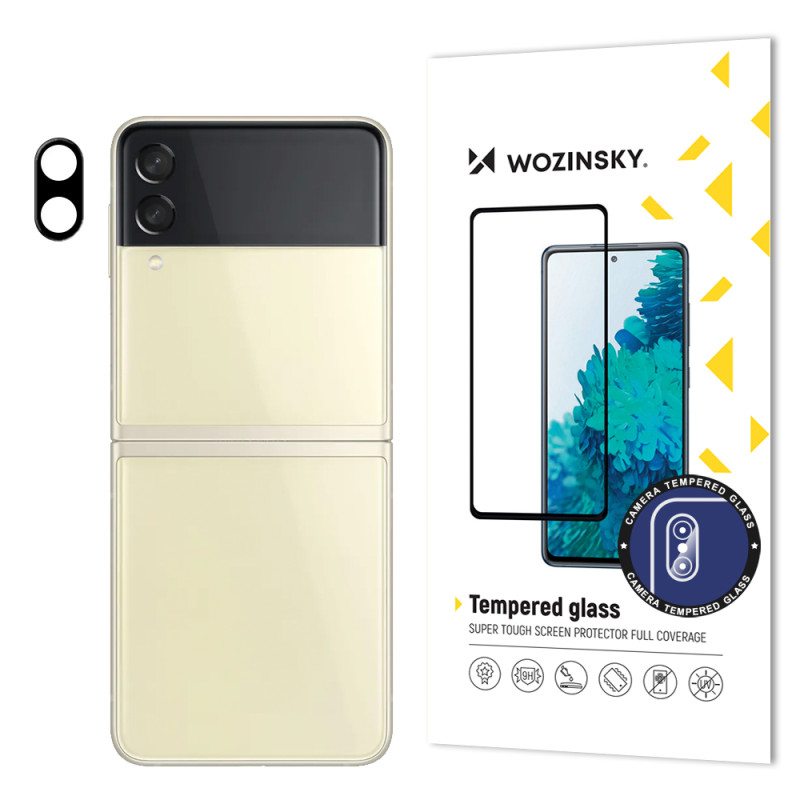 Wozinsky Full Camera Glass 9H grūdintas stiklas visam Samsung Galaxy Z Flip 3 fotoaparatui
