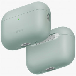 UNIQ Lino silikoninis dėklas, skirtas AirPods Pro 3 – žalias