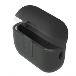 UNIQ Clyde Lock dėklas AirPods Pro 2 ausinėms – juodas