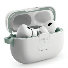 UNIQ Clyde Lock dėklas AirPods Pro 2 ausinėms – juodas