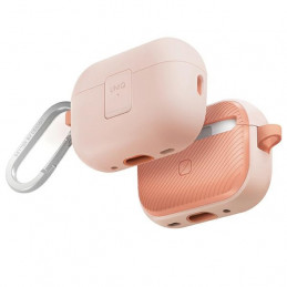 UNIQ Clyde Lock dėklas AirPods Pro 2 ausinėms – rožinis