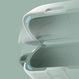 UNIQ Clyde Lock dėklas AirPods Pro 2 ausinėms – rožinis