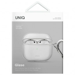UNIQ Glase AirPods 4 dėklas – permatomas