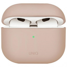 UNIQ Lino silikoninis AirPods 4 dėklas – rožinis
