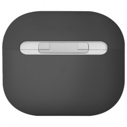 UNIQ Lino silikoninis AirPods 4 dėklas – pilkas