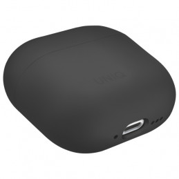 UNIQ Lino silikoninis AirPods 4 dėklas – pilkas