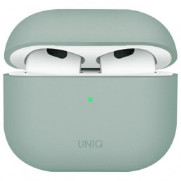 UNIQ Lino silikoninis AirPods 4 dėklas – žalias