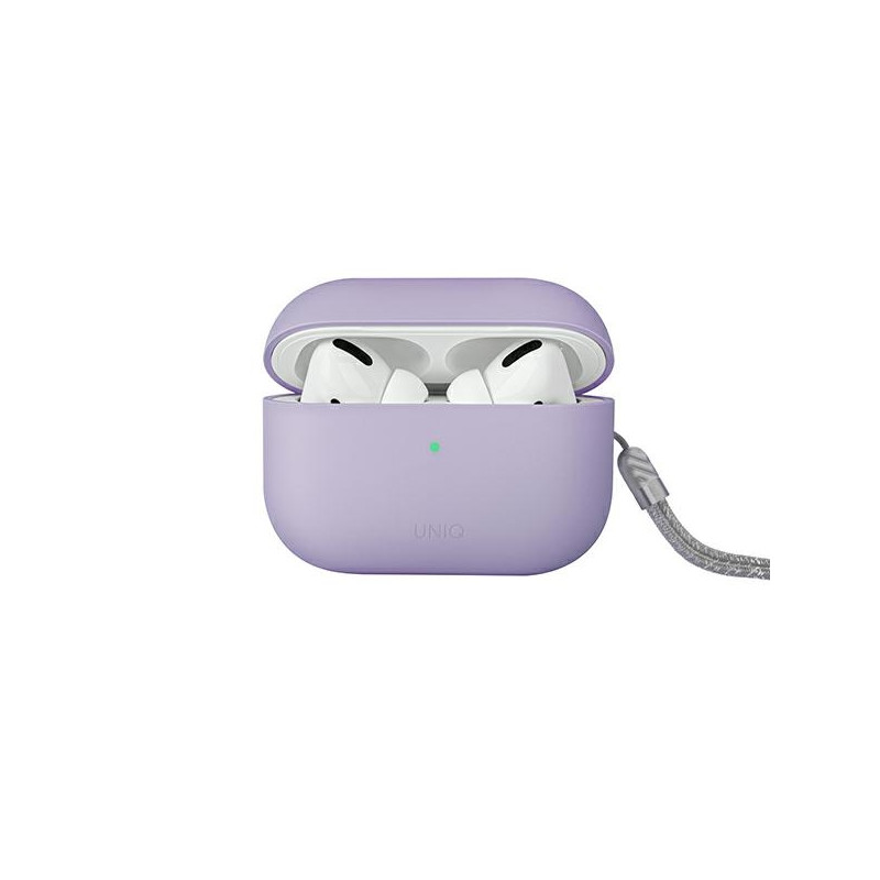 UNIQ Lino silikoninis AirPods Pro 2 dėklas – violetinis