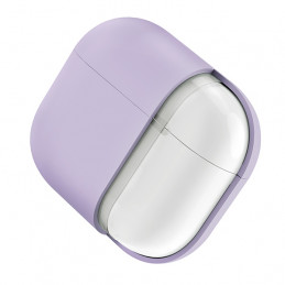 UNIQ Lino silikoninis AirPods Pro 2 dėklas – violetinis