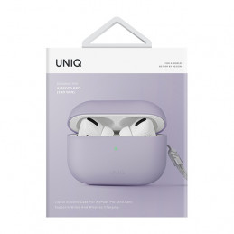 UNIQ Lino silikoninis AirPods Pro 2 dėklas – violetinis