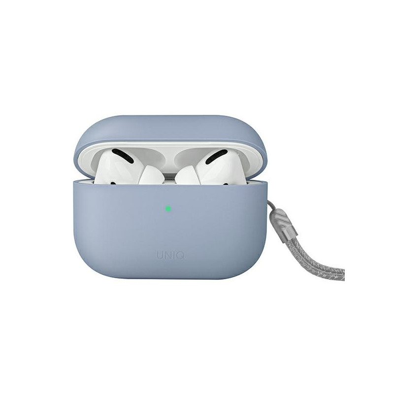 UNIQ Lino silikoninis AirPods Pro 2 dėklas – mėlynas
