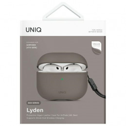 UNIQ Lyden DS AirPods 4 dėklas – pilkas