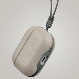 UNIQ Lyden DS AirPods Pro 2 dėklas – smėlio-žalios spalvos