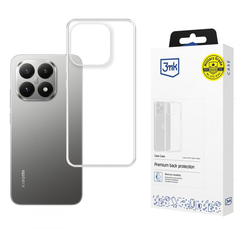 3mk dėklas skirtas Xiaomi 15T 5G skaidrus
