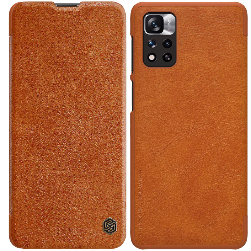 Nillkin Qin Case Case Xiaomi Redmi Note 11 Pro+ (Kinija) / Redmi Note 11 Pro (Kinija) / Mi11i HyperCharge Camera Protect...